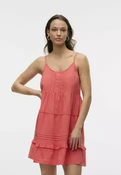 Повседневное платье VMPRETTY KURZES Vero Moda, оранжевый