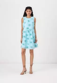 Повседневное платье VMROSE FLOWER DRESS Vero Moda, бирюзовый