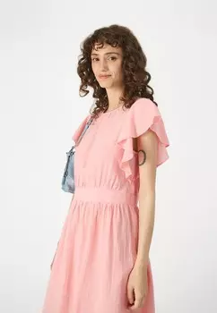 Повседневное платье VMSUI CAP SLEEVE DETAIL DRESS Vero Moda, абрикос