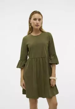 Повседневное платье VMVILJA Vero Moda, оливковый