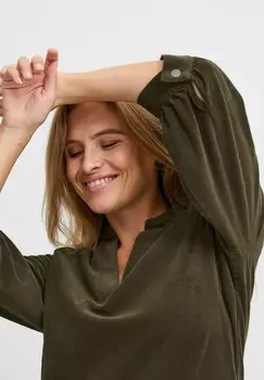 Повседневное платье VNECK PULZ, зеленый