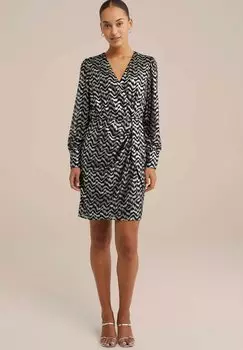 Повседневное платье WE Fashion, черный