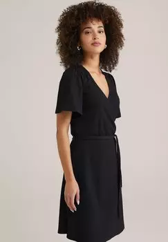 Повседневное платье WE Fashion, черный