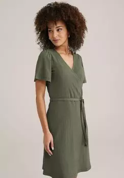 Повседневное платье WE Fashion, цвет Army Green