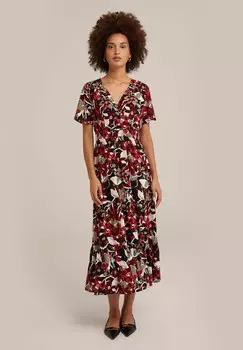 Повседневное платье WE Fashion, красный