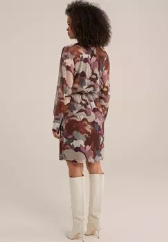 Повседневное платье WE Fashion, мультиколор