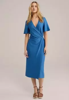 Повседневное платье WE Fashion, синий