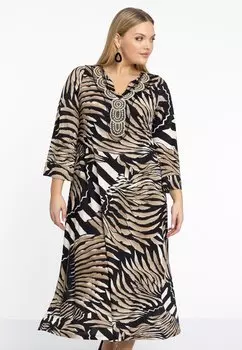 Повседневное платье YOEK, бежевый