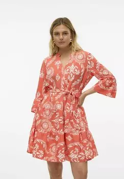 Повседневное платье ZERA Vero Moda, оранжевый