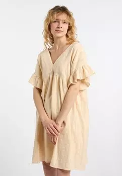 Повседневное платье ZITHA DreiMaster, бежевый