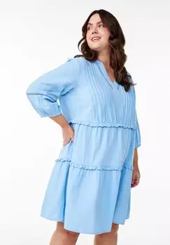 Повседневное платье Zizzi, светло-голубой