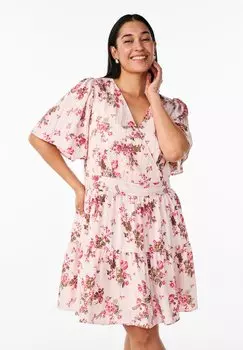 Повседневное платье Zizzi, светло-красный