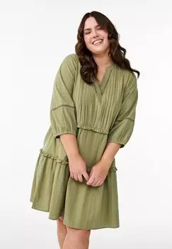 Повседневное платье Zizzi, темно-зеленый