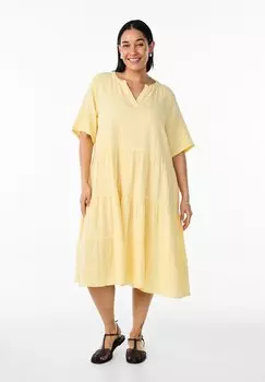 Повседневное платье Zizzi, желтый