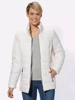 Повседневного образа: стеганая куртка, без капюшона Casual Looks, цвет Ecru