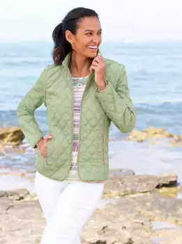 Повседневного образа: стеганая куртка, без капюшона Casual Looks, цвет Eucalyptus