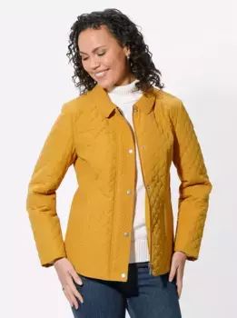 Повседневного образа: стеганая куртка, без капюшона Casual Looks, цвет Ocker