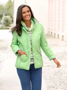 Повседневного образа: стеганая куртка, без капюшона Casual Looks, цвет Apfel