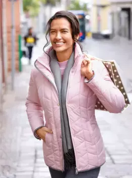 Повседневного образа: стеганая куртка, без капюшона Casual Looks, цвет Ros