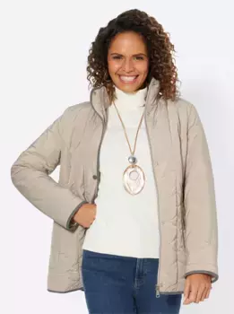 Повседневного образа: стеганая куртка, без капюшона Casual Looks, цвет Schlamm
