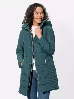 Повседневного образа стеганая куртка с капюшоном Casual Looks, цвет Petrol