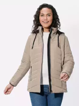 Повседневного образа стеганая куртка с капюшоном Casual Looks, цвет Sesam