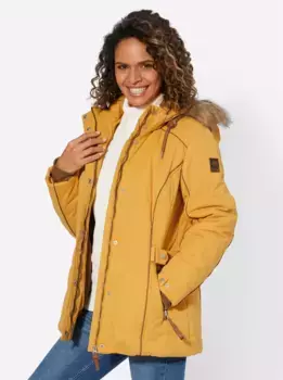 Повседневного образа стеганая куртка с капюшоном Casual Looks, цвет Ocker