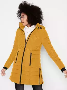 Повседневного образа стеганая куртка с капюшоном Casual Looks, цвет Ocker