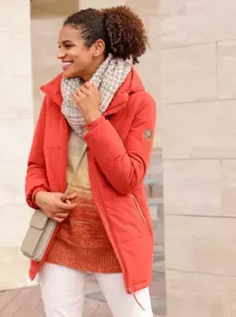 Повседневного образа стеганая куртка с капюшоном Casual Looks, цвет Terra