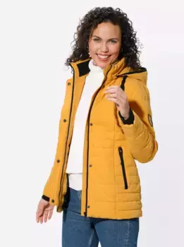 Повседневного образа стеганая куртка с капюшоном Casual Looks, цвет Ocker