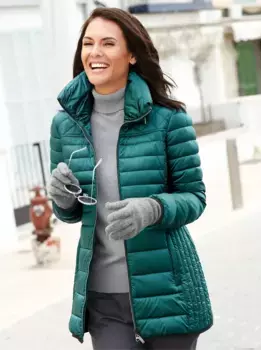 Повседневного образа стеганая куртка с капюшоном Casual Looks, цвет Petrol