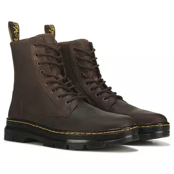 Повседневные боевые ботинки Combs Dr. Martens, коричневый