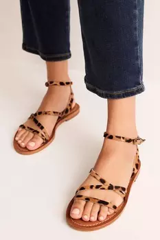 Повседневные босоножки на плоской подошве Boden, коричневый