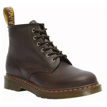 Повседневные ботинки Dr Martens 101 Crazy Horse, цвет Dark Brown