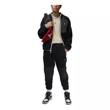 Повседневные брюки Air Jordan side logo joggers 'Black', Черный