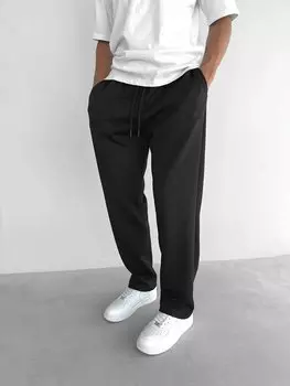 Повседневные брюки Baggy Fit, черные ablukaonline