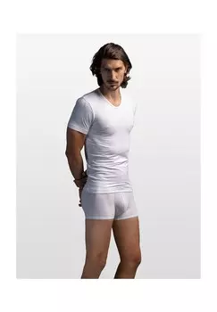 Повседневные брюки-боксеры в стиле ретро RED 1601 Olaf benz, белый