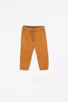 Повседневные брюки Coccodrillo мед с карманами и хлопковой подкладкой