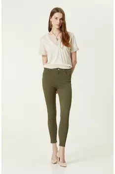 Повседневные брюки цвета хаки Network, хаки