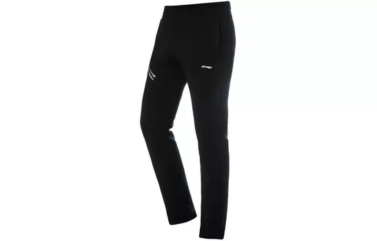 Повседневные брюки для настольного тенниса, унисекс, черные Lining, черный