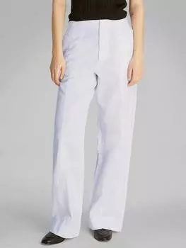 Повседневные брюки из мягкой льняной смеси Calvin Klein, белый
