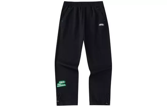 Повседневные брюки Life Collection унисекс черного цвета Anta, черный