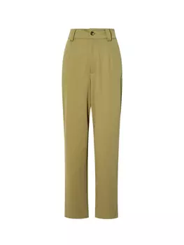 Повседневные брюки Mai Meng с высокой талией, зеленый