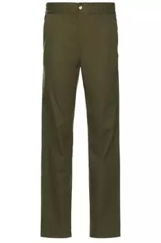 Повседневные брюки Maison Kitsune, зеленый