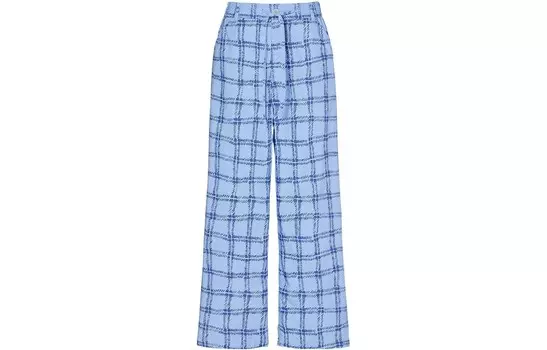 Повседневные брюки Marni Co-Branding Unisex Teal Uniqlo, голубой