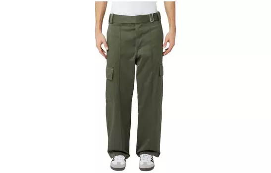 Повседневные брюки мужские армейские зеленые Kenzo, зеленый