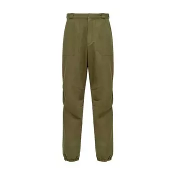 Повседневные брюки мужские армейские зеленые Prada, зеленый