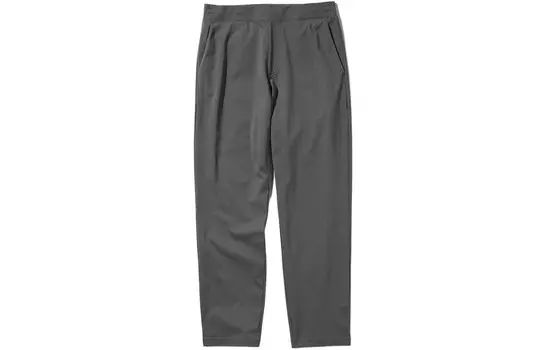 Повседневные брюки мужские асфальтово-серые Uniqlo, серый