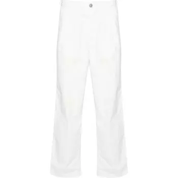Повседневные брюки мужские белые Stone Island, белый