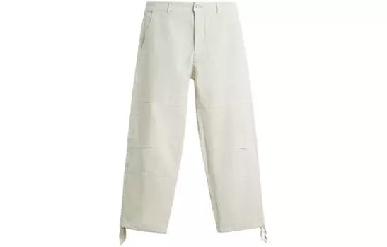 Повседневные брюки мужские белые Zara, белый